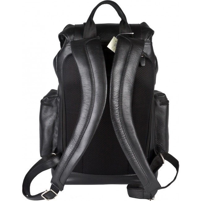 Кожаный рюкзак Carlo Gattini Voltaggio 3091-01 black - фото №3
