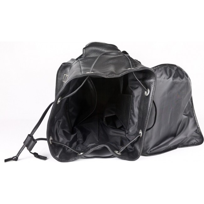 Кожаный рюкзак Carlo Gattini Voltaggio 3091-01 black - фото №6