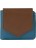 Кошелек женский Kawaii Factory Angle Синий с коричневым - фото №1