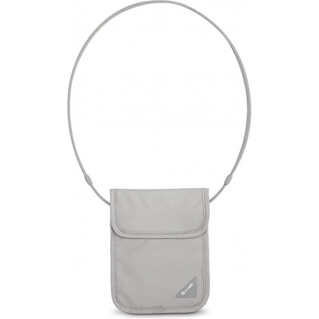 Потайной кошелек на шею Pacsafe Coversafe X75 Светло-Серый - фото №1