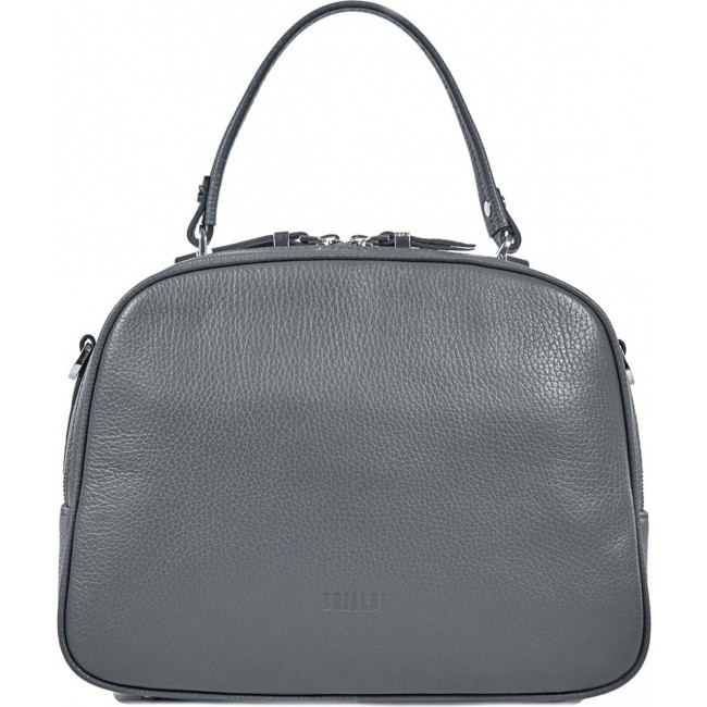 Женская сумочка BRIALDI Elma (Эльма) relief grey - фото №3