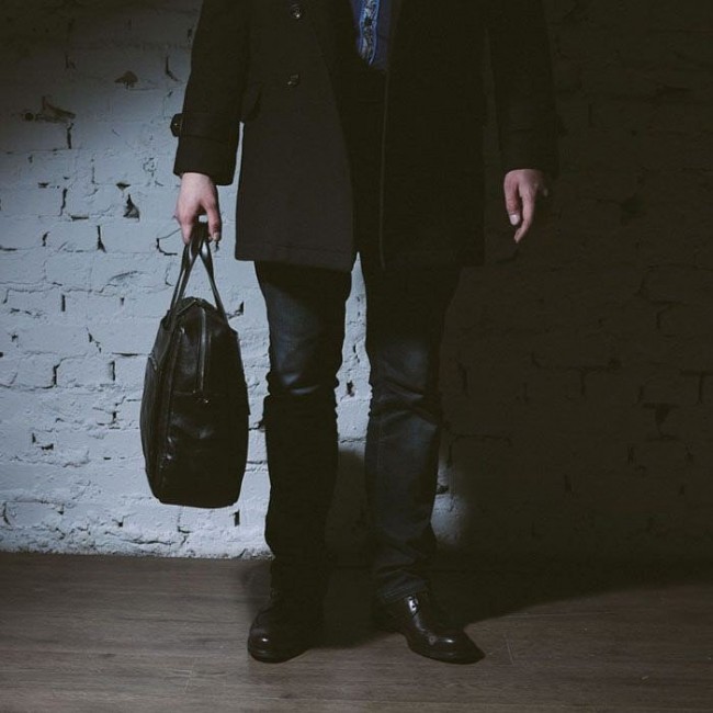 Мужская сумка Brialdi Calabria Черный - фото №6