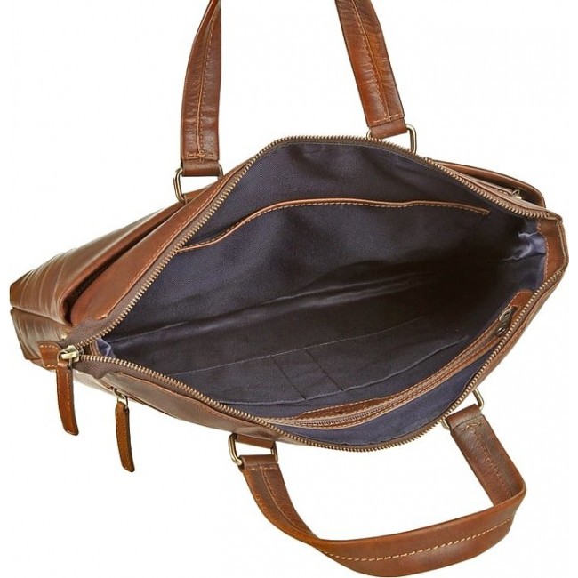 Мужская сумка Gianni Conti 1221263 Темно-коричневый - фото №3