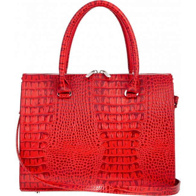 Женская сумка Sergio Belotti 7523 Croco (KM) red Capri - фото №2