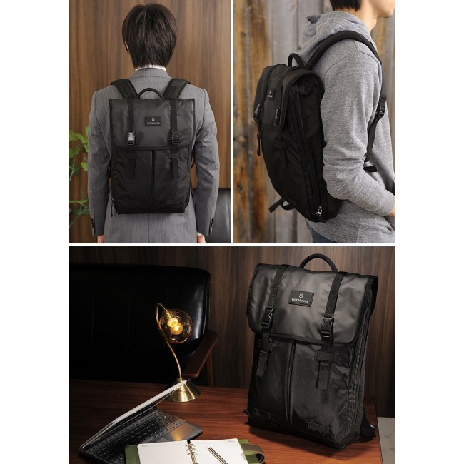 Рюкзак Victorinox Altmont 3.0 Flapover Backpack 15,6'' Черный - фото №2