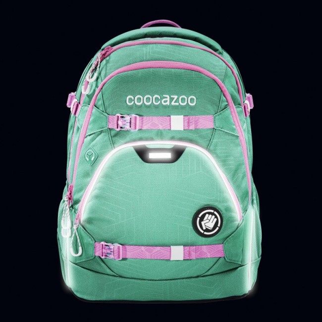 Рюкзак Coocazoo ScaleRale Springman зеленый/розовый - фото №8