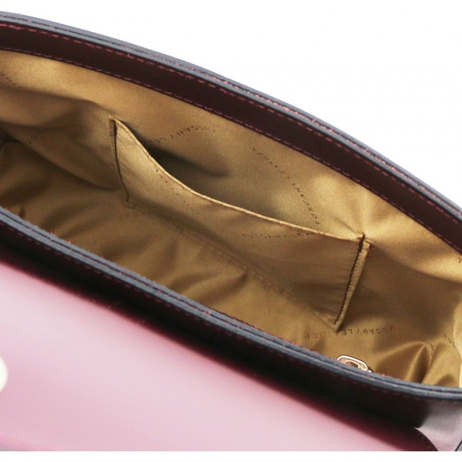 Кожаная сумка на плечо Tuscany Leather Nausica TL141598 Bordeaux - фото №5