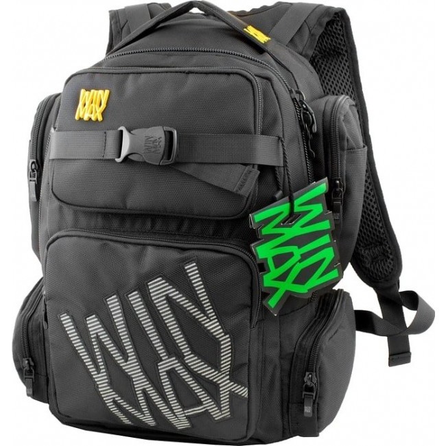 Рюкзак WINmax К-509 Черный с желтой эмблемой - фото №1