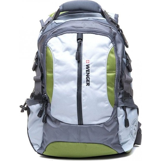 Рюкзак Wenger LARGE VOLUME DAYPACK Серо-зеленый - фото №1