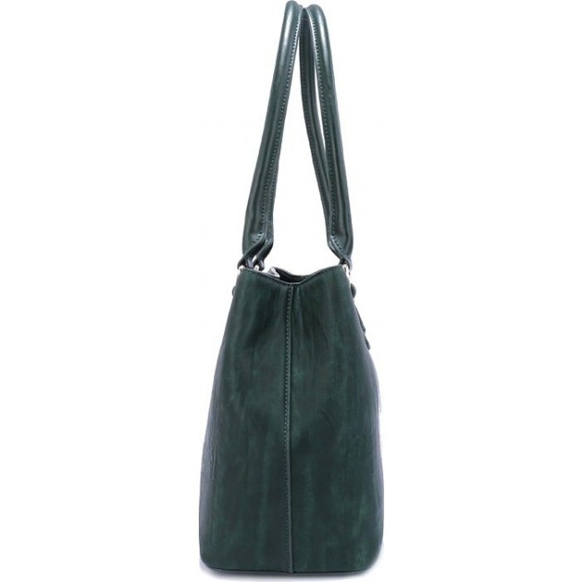 Женская сумка OrsOro D-168 Темно-зеленый - фото №2