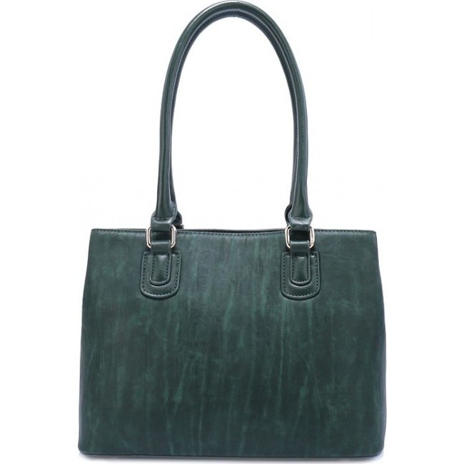 Женская сумка OrsOro D-168 Темно-зеленый - фото №1