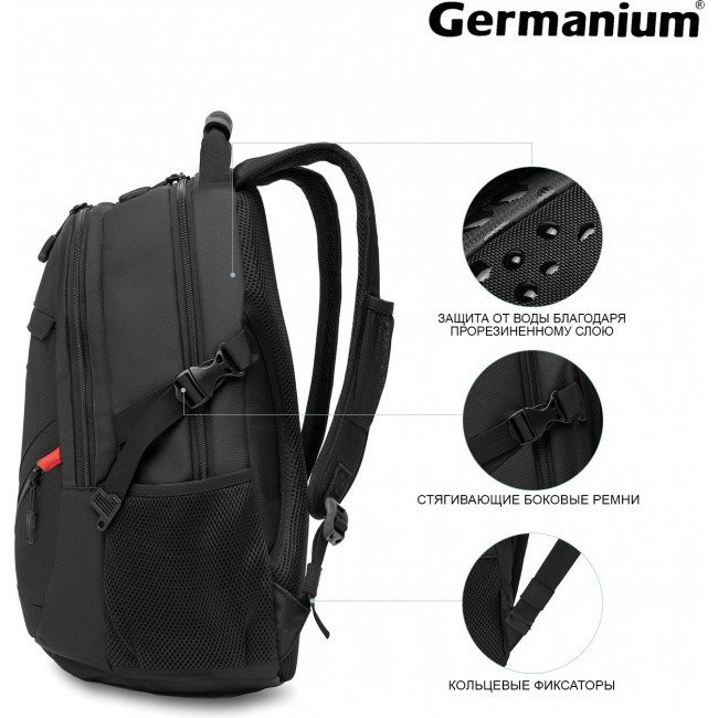 Рюкзак Germanium S-01 Черный - фото №3