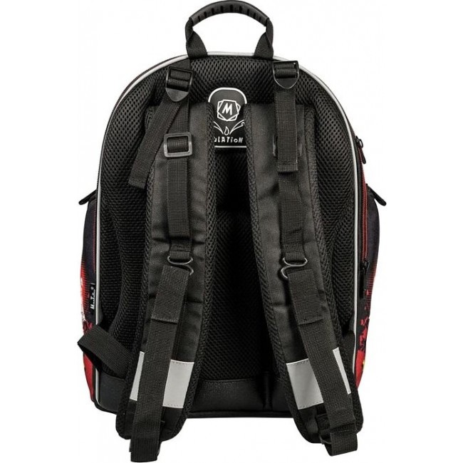 Школьный рюкзак Mag Taller  Cosmo III Мотокросс (черный) - фото №5