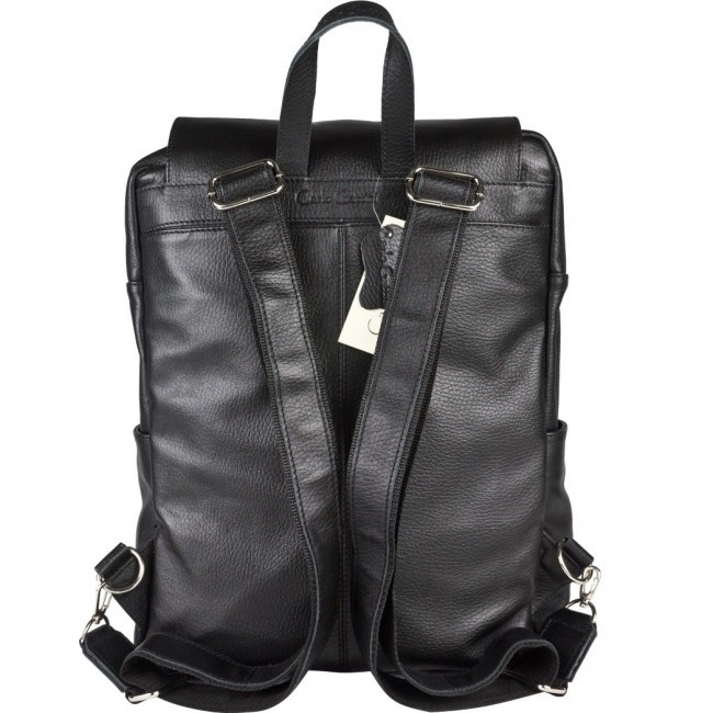 Кожаный рюкзак Carlo Gattini Montalfano 3065-01 black - фото №3
