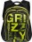 Рюкзак Grizzly RU-609-2 черный - салатовый - фото №1