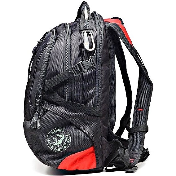 Городской рюкзак Wenger LARGE VOLUME DAYPACK Черно-красный - фото №4