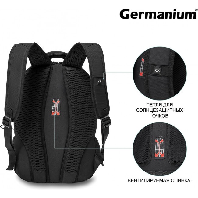 Рюкзак Germanium S-02 Черный - фото №4