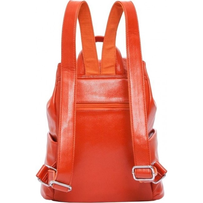 Рюкзак с клапаном OrsOro D-264 Оранжевый - фото №3