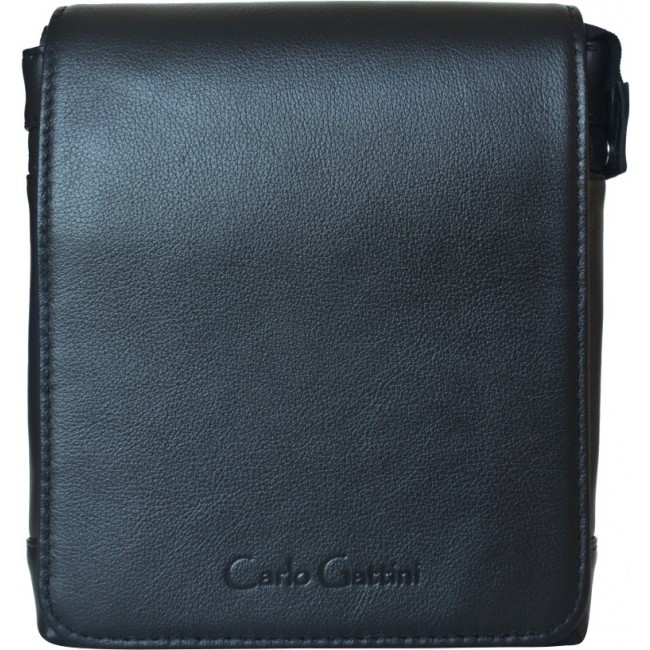 Кожаная мужская сумка Carlo Gattini Damboli 5046 Черный Black - фото №7