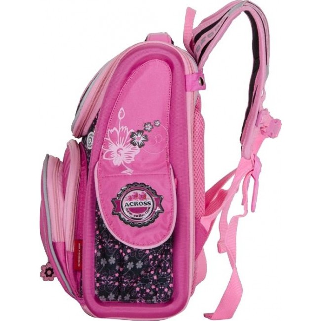 Рюкзак Across ACR19-195 Цветы (розовый) - фото №2
