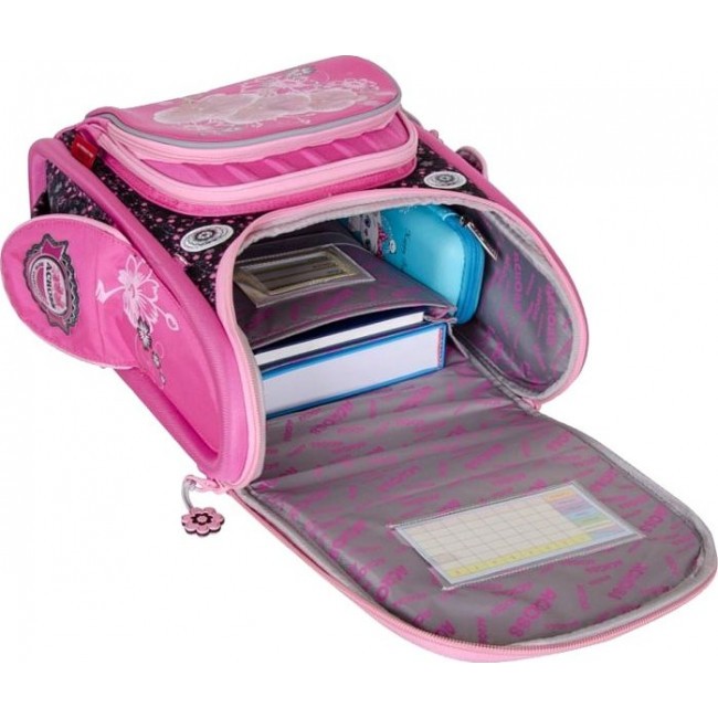 Рюкзак Across ACR19-195 Цветы (розовый) - фото №4