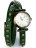 часы Kawaii Factory Часы на двойном ремешке "Ticker" Зеленые - фото №1