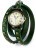 часы Kawaii Factory Часы на двойном ремешке "Ticker" Зеленые - фото №2