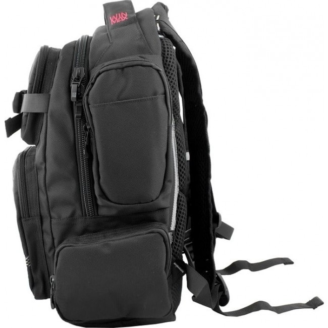 Рюкзак WINmax К-509 Черный с серой эмблемой - фото №2