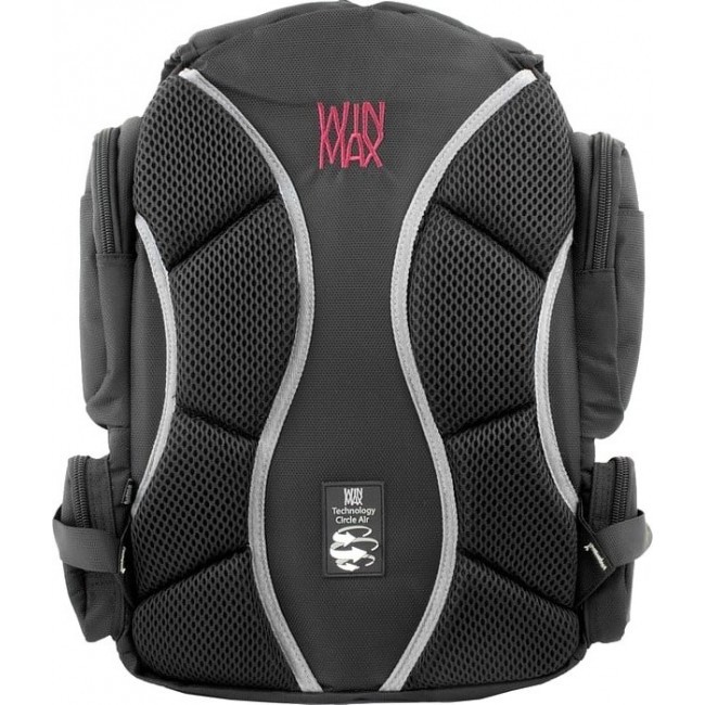 Рюкзак WINmax К-509 Черный с серой эмблемой - фото №4