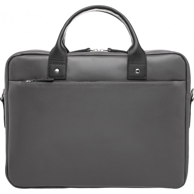 Деловая сумка Lakestone Bartley Grey/Black Серый/Черный - фото №3