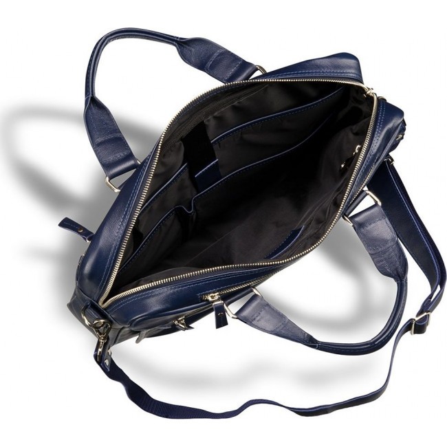 Мужская сумка Brialdi York Navy Синий - фото №4