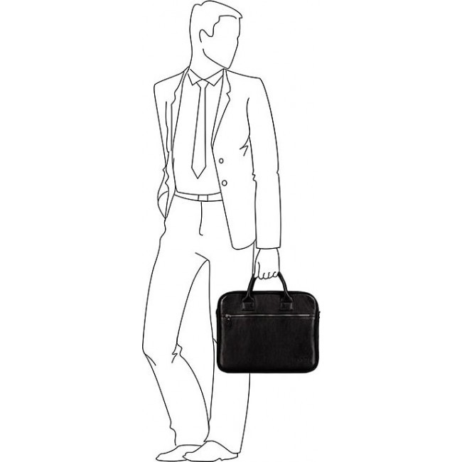 Мужская сумка Frenzo Lux 0306.1 Черный - фото №8