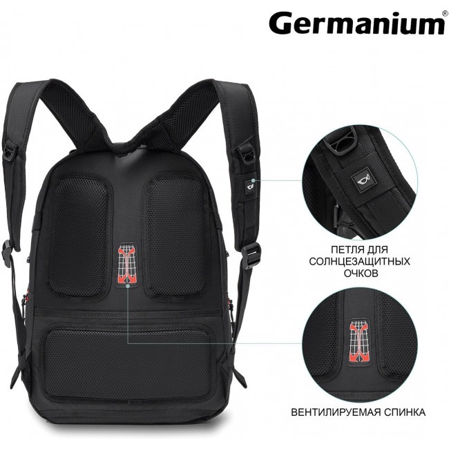 Рюкзак Germanium S-03 Черный - фото №4