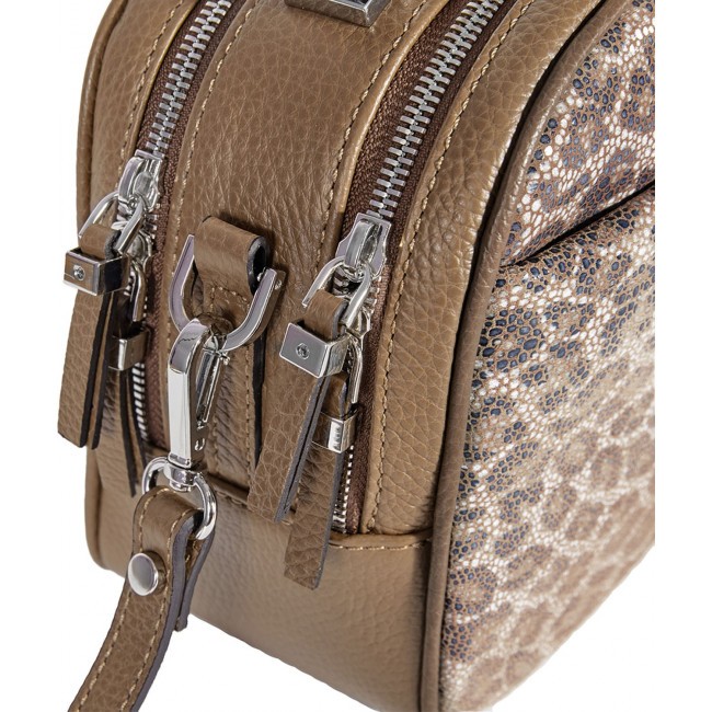 Женская сумочка BRIALDI Melissa (Мелисса) relief brown - фото №9