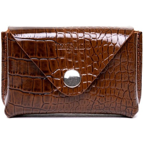 Визитница Versado B874 brown croco Коричневый крокодил - фото №1