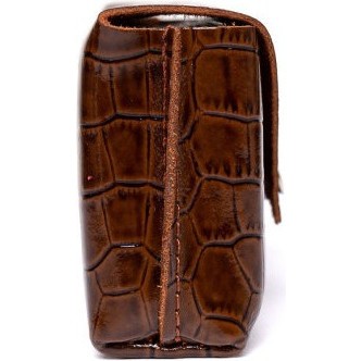 Визитница Versado B874 brown croco Коричневый крокодил - фото №3