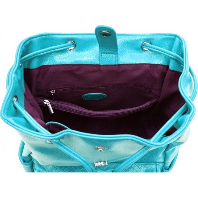Модный рюкзак для девушек OrsOro D-264 Бирюза - фото №4