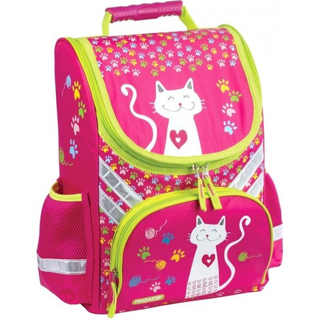 Рюкзак Пифагор 226899 Счастливая кошка (розовый) - фото №2