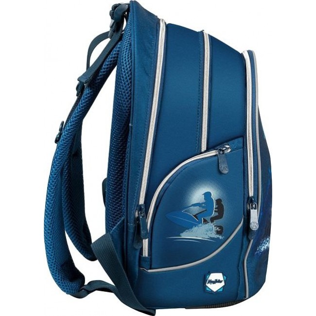 Школьный рюкзак Mag Taller  Cosmo IV Аквабайк (синий) - фото №3