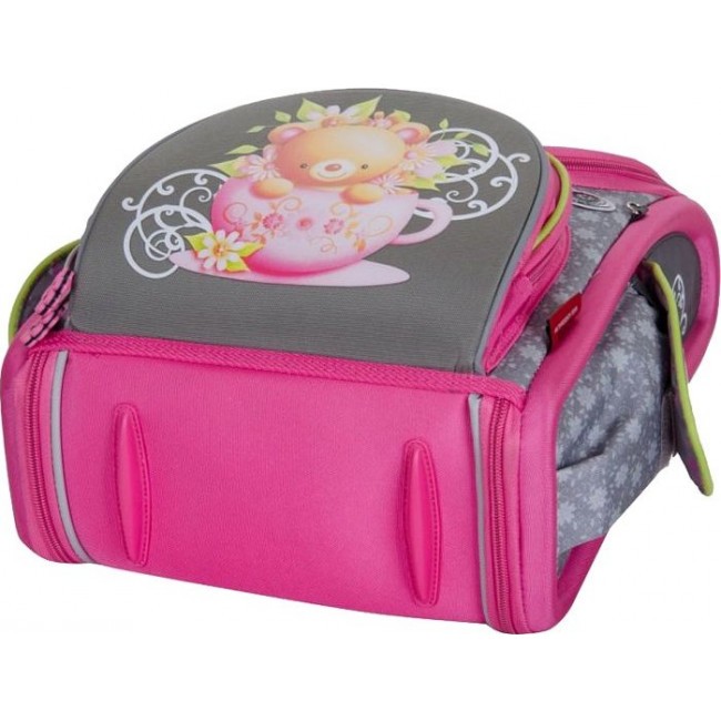 Рюкзак Across ACR19-195 Мишка (серый и розовый) - фото №6