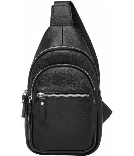 Однолямочный рюкзак Lakestone Cowley Black Черный- фото №1