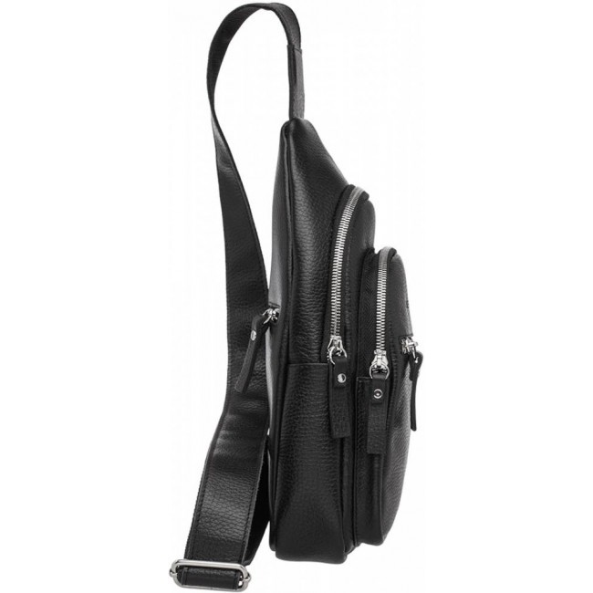 Однолямочный рюкзак Lakestone Cowley Black Черный - фото №3