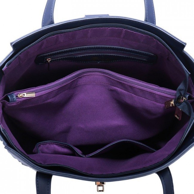 Женская сумка OrsOro D-169 Синий - фото №4