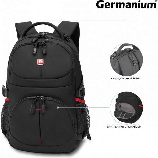Рюкзак Germanium S-06 Черный - фото №2