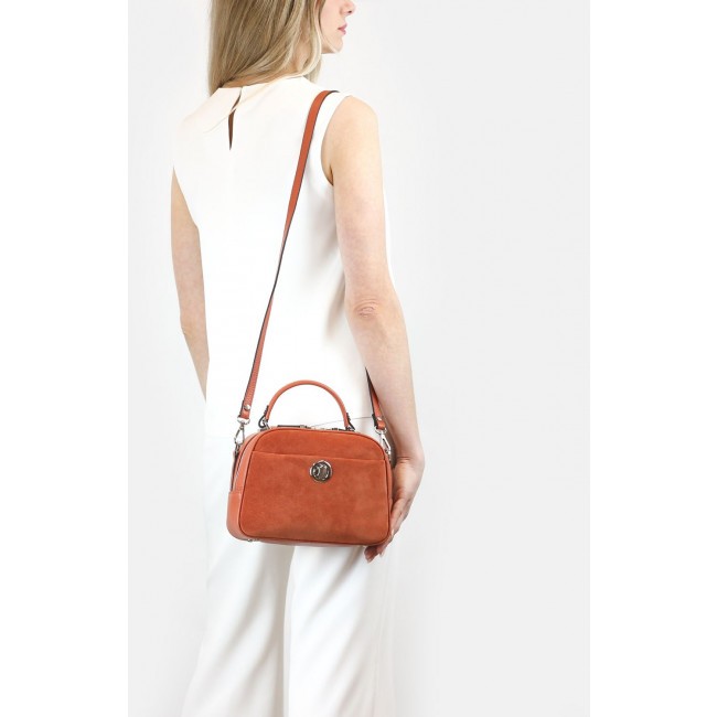 Женская сумочка BRIALDI Melissa (Мелисса) relief orange - фото №7