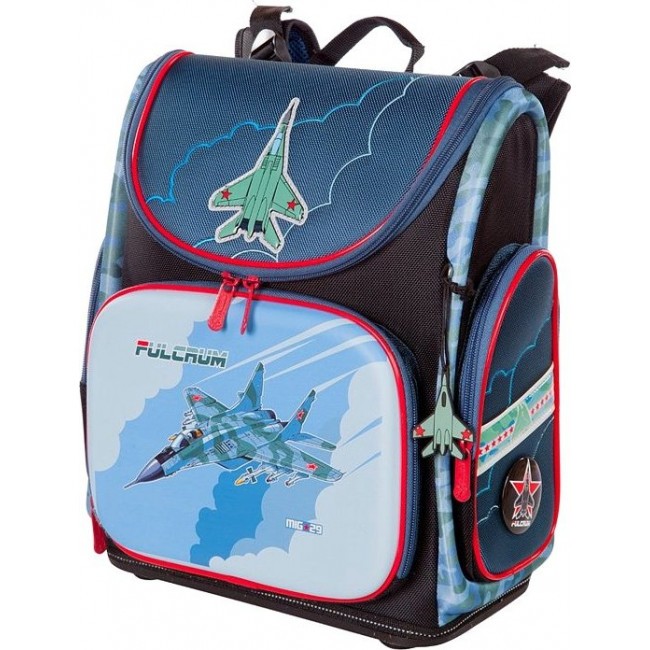 Ранец для первоклашки Hummingbird NK Истребитель - фото №1