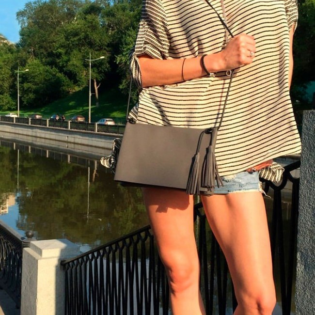 Женская сумка Trendy Bags MARU Серый - фото №6