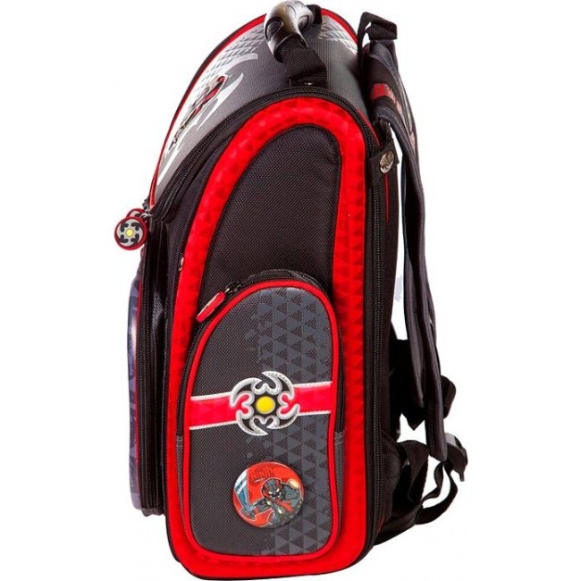 Крутой ранец для мальчика Hummingbird K Ниндзя-Робот черный - фото №2
