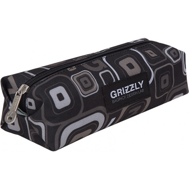 Пенал Grizzly PS-96-1 мозаика черная - фото №2
