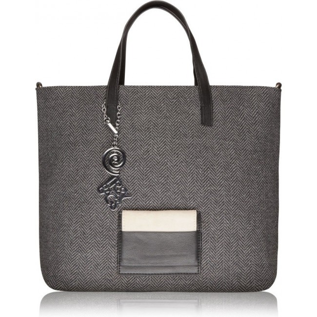 Женская сумка Trendy Bags TWEED Серый grey - фото №1